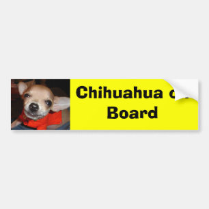 Autocollant De Voiture Chiwawa à bord