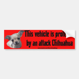 Autocollant De Voiture Chiwawa d'attaque