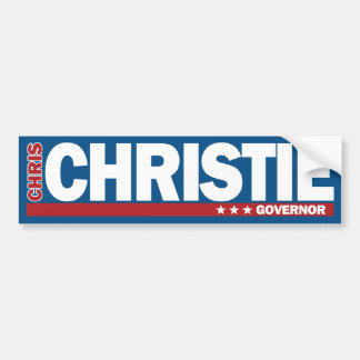 Autocollant De Voiture Chris Christie pour l'adhésif pour pare-chocs 2013