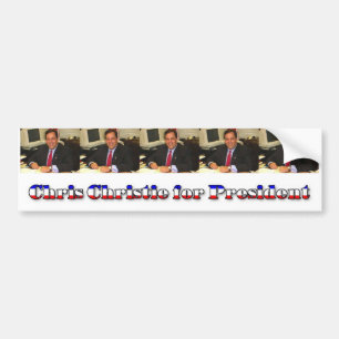 Autocollant De Voiture Chris Christie pour le président
