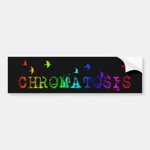 Autocollant De Voiture chromatose : oiseaux arc-en-ciel :