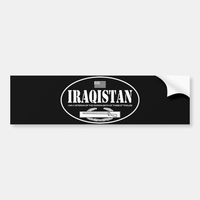 Autocollant De Voiture CIB d'Iraqistan (Devant)