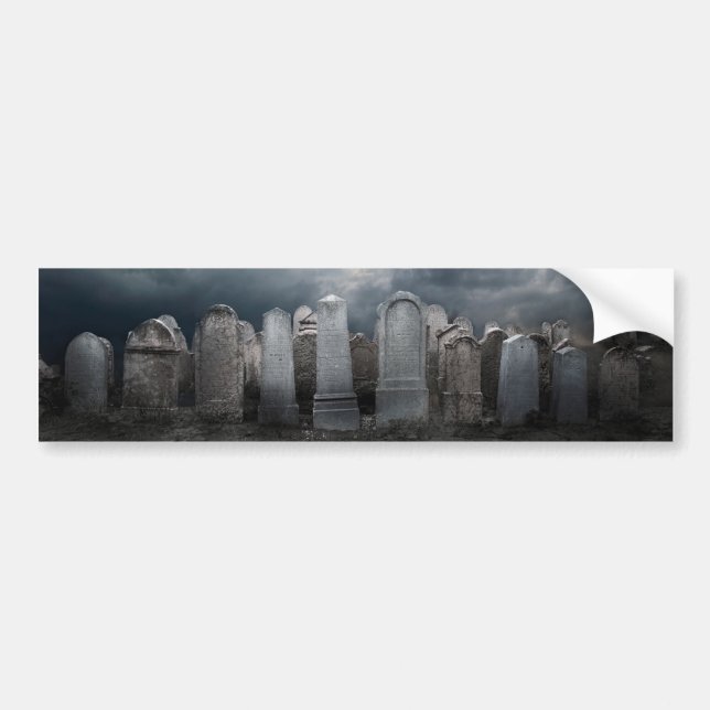 Autocollant De Voiture cimetière (Devant)