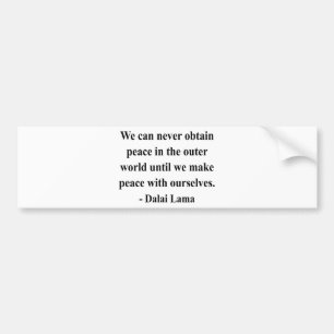 Autocollant De Voiture citation 10a de Dalaï lama