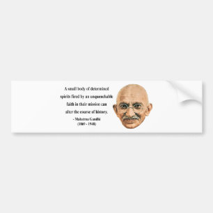 Autocollant De Voiture Citation 6b de Gandhi