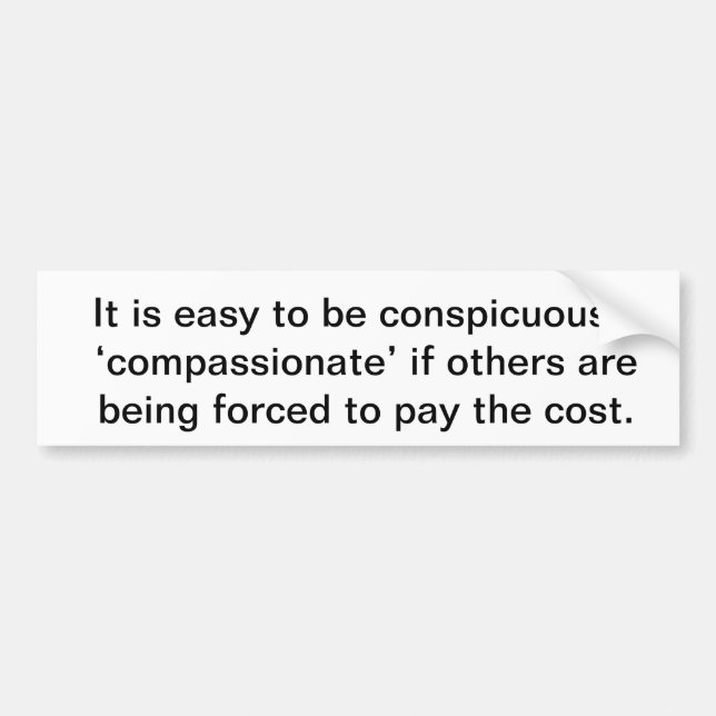 Autocollant De Voiture Citation de Murray Rothbard (Devant)