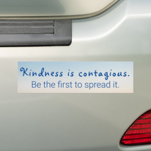 Autocollant De Voiture Citation "La gentillesse est contagieuse Soyez le 