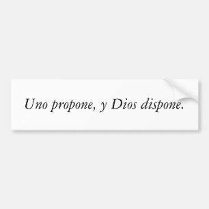 Autocollant De Voiture Citations d'Espagnol