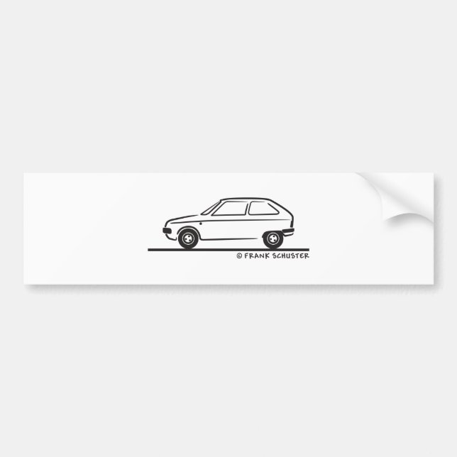 Autocollant De Voiture Citroën Visa Citroen Visa (Devant)