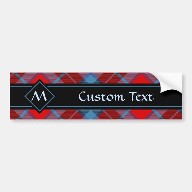 Autocollant De Voiture Clan MacTavish Tartan (Devant)