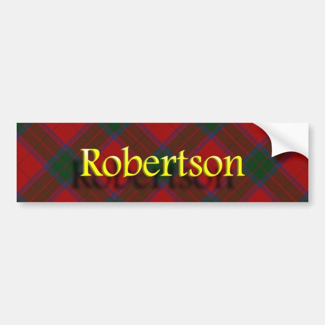Autocollant De Voiture Clan Robertson Écossais (Devant)