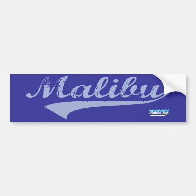 Autocollant De Voiture Clapotis de Malibu (Devant)