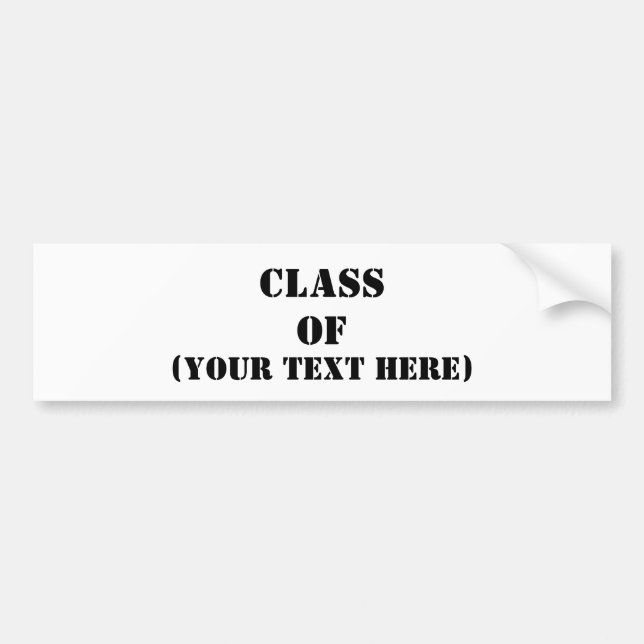 Autocollant De Voiture Classe De (Devant)