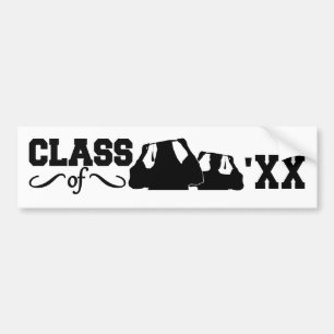 Autocollant De Voiture Classe de l'année Bumpersticker personnalisé