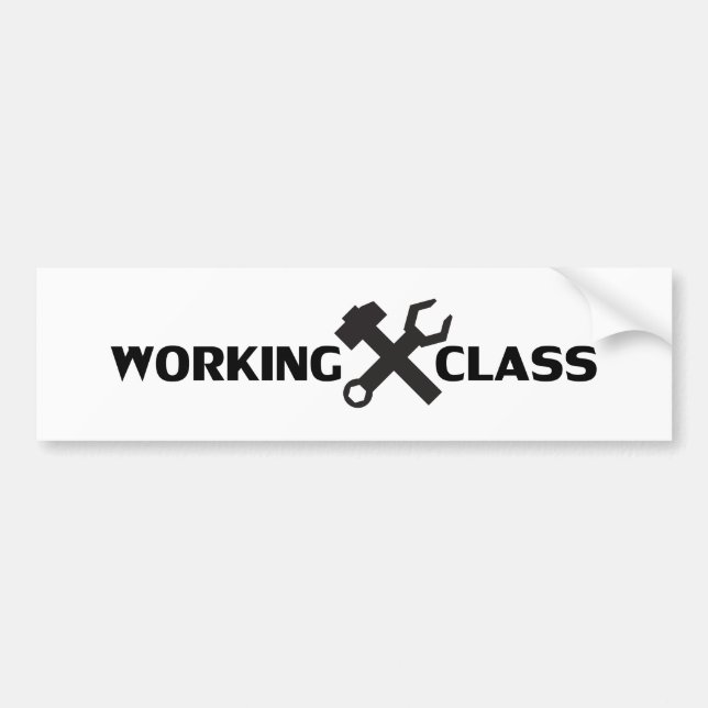 Autocollant De Voiture classe ouvrière (Devant)