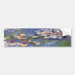 Autocollant De Voiture Claude Monet - Nymphéas / Nymphéas