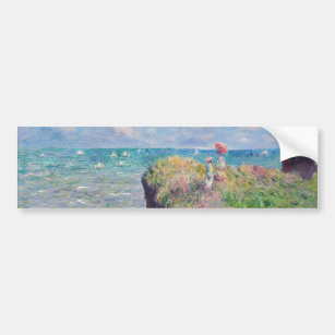 Autocollant De Voiture Claude Monet - Promenade Cliff à Pourville