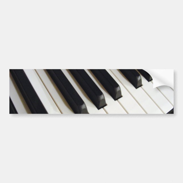 Autocollant De Voiture Clavier de piano (Devant)