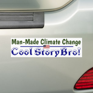 Autocollant De Voiture Climate Change Cool story brun