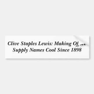 Autocollant De Voiture Clive Staples Lewis