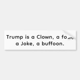 Autocollant De Voiture Clown Fou Blague bouffon Trump Hankamer Artjunkhau