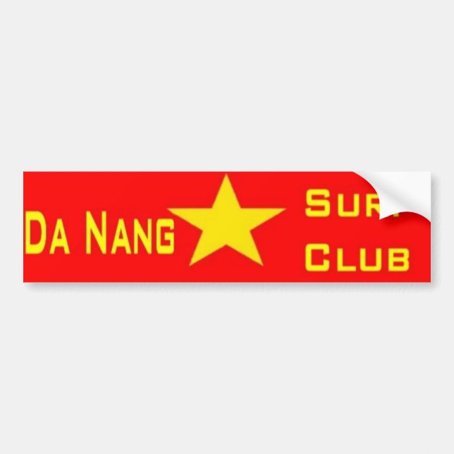Autocollant De Voiture Club de surf de Da Nang (Devant)
