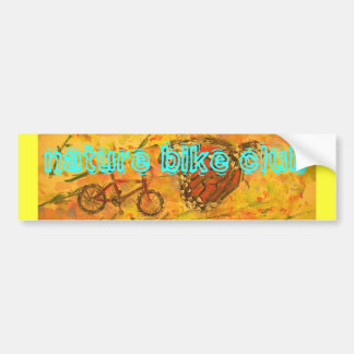 Autocollant De Voiture club de vélo nature