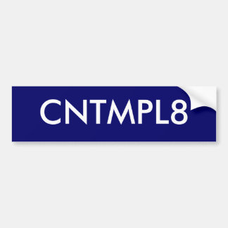 AUTOCOLLANT DE VOITURE CNTMPL8