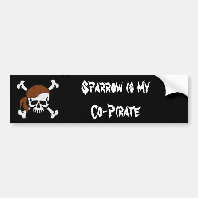 Autocollant De Voiture Co-Pirate (Devant)
