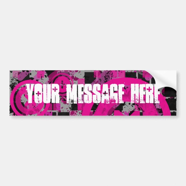 Autocollant De Voiture COAlitionz. Message personnalisable (Devant)