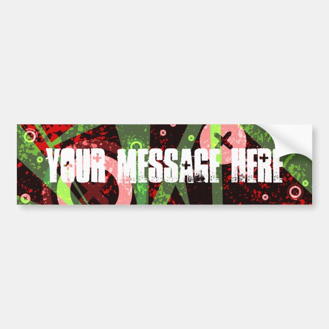 Autocollant De Voiture COAlitionz. Message personnalisable (Devant)