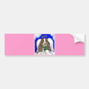 Autocollant De Voiture Cocker Spaniel Anglais