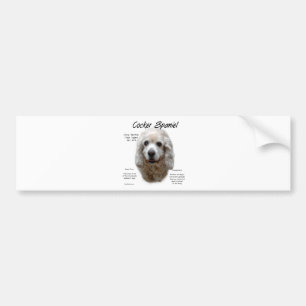 Autocollant De Voiture Cocker Spaniel (buff)