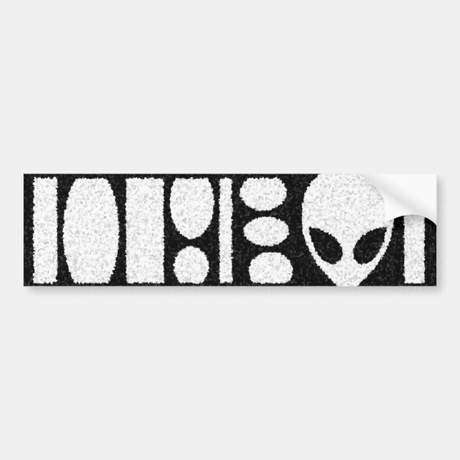 Autocollant De Voiture CODE BARRES étranger ! (Devant)