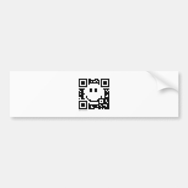 Autocollant De Voiture Code QR (Devant)