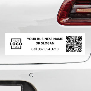 Autocollant De Voiture Code QR de logo d'entreprise personnalisé pour la 