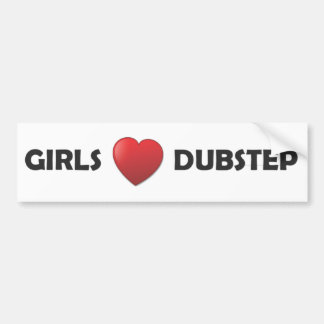 Autocollant De Voiture Coeur Dubstep de Girsl
