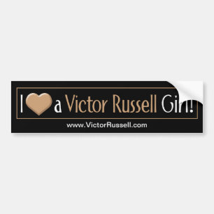 Autocollant De Voiture Coeur I un adhésif pour pare-chocs de fille de VR