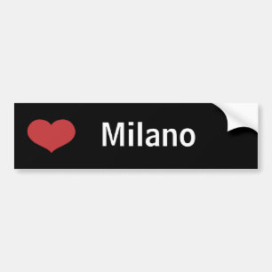 Autocollant De Voiture Coeur Milan