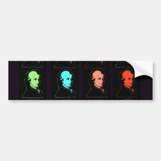 Autocollant De Voiture Collage de Wolfgang Amadeus Mozart