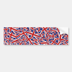 Autocollant De Voiture Collage d'Union Jack