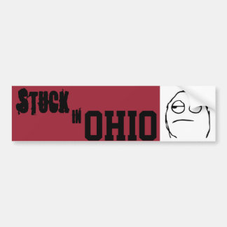 Autocollant De Voiture Collé dans l'adhésif pour pare-chocs de l'Ohio