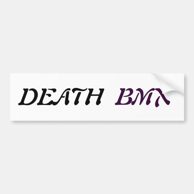 Autocollant De Voiture Colle Death Bmx (Devant)