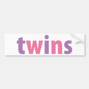 Autocollant De Voiture COLLECTION DE VINS - filles {violet + rose}
