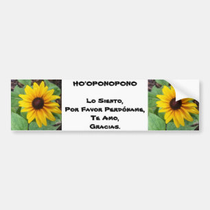 AUTOCOLLANT DE VOITURE COLLECTION STIKER DE HO'OPONOPONO