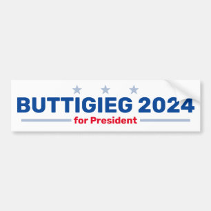 Autocollant De Voiture Collier de pare-chocs Buttigieg 2024