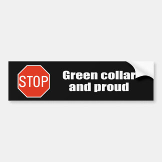 Autocollant De Voiture Collier et fier verts