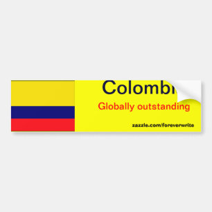 Autocollant De Voiture Colombie