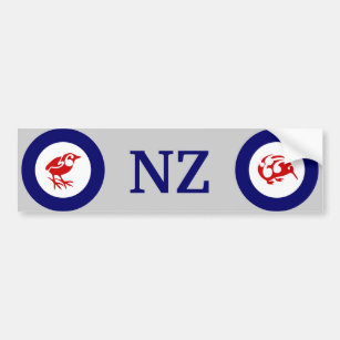 Autocollant De Voiture Colonne de pare-chocs de NZ KIWI et Rock