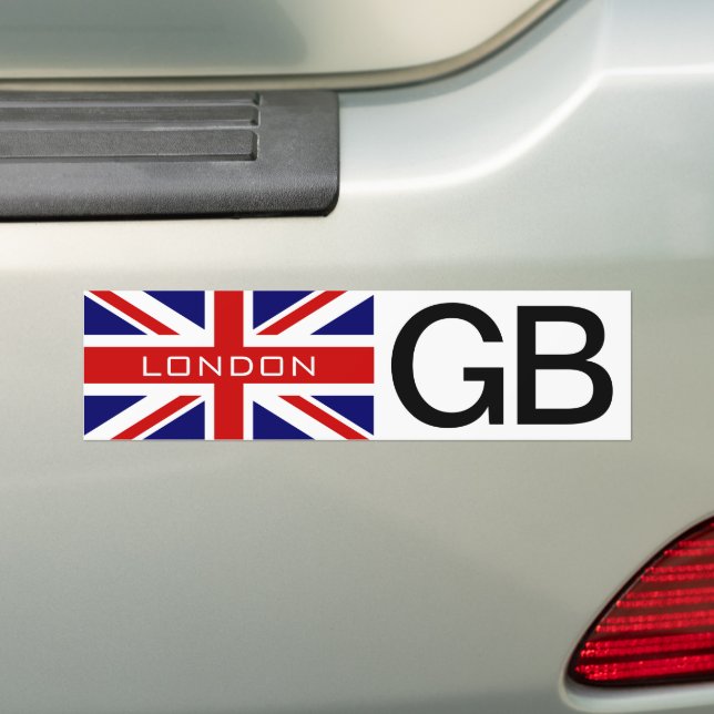 Autocollant De Voiture Colonne de pare-chocs du drapeau de l'Union britan (En voiture)